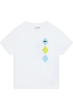 Lacoste Argyle-detailing T-shirt