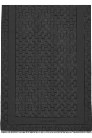 Salvatore Ferragamo Gancini monogram-jacquard stole