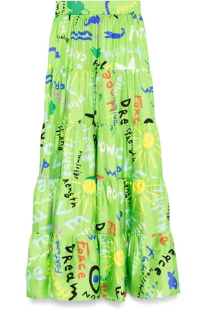 Rianna + Nina Printed maxi skirt