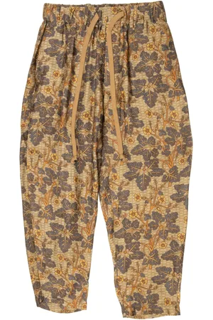 UMA WANG Floral-print trousers