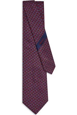 Salvatore Ferragamo Jacquard-Gancini tie