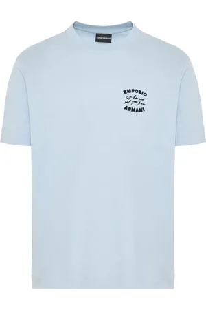 Emporio Armani Logo-embroidered T-shirt