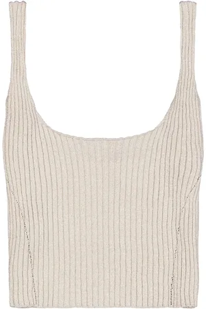 LANEUS Lurex tank top
