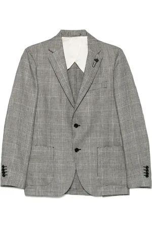 LARDINI Prince of Wales check-pattern blazer