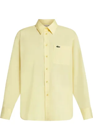Lacoste Logo-appliqué cotton shirt