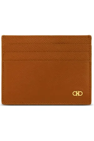 Salvatore Ferragamo Gancini leather card holder
