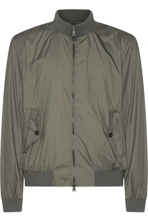 add High-neck bomber jacket
