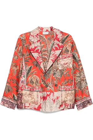PIERRE-LOUIS MASCIA Aloe silk blazer