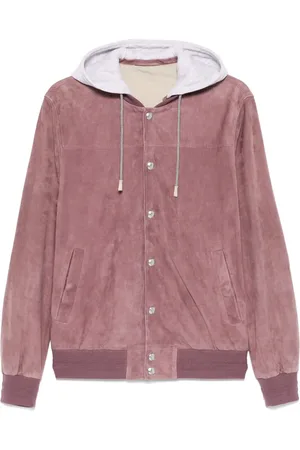 ELEVENTY Hooded bomber jacket