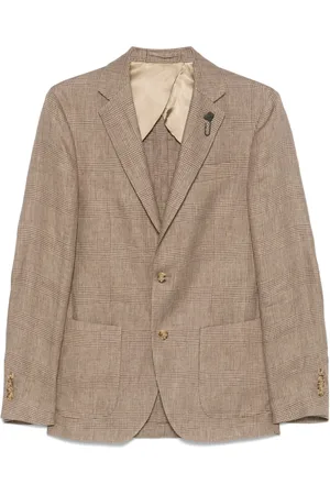 LARDINI Prince of Wales-pattern blazer
