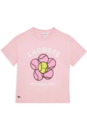 Lacoste Floral-print cotton T-shirt