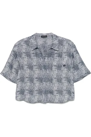Emporio Armani Patterned-jacquard shirt