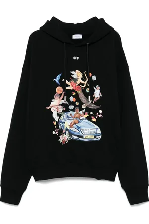 OFF-WHITE Fresco Car Skate hoodie