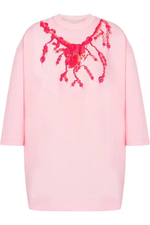 Moschino X Judy Blame necklace-print T-shirt