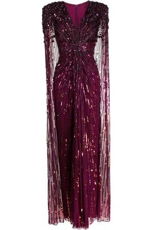 Jenny Packham Lotus Lady sequin-embellished gown