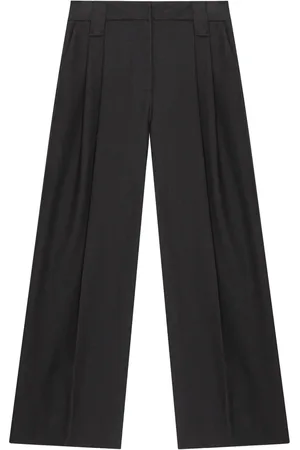 Ganni Pleat-detail trousers