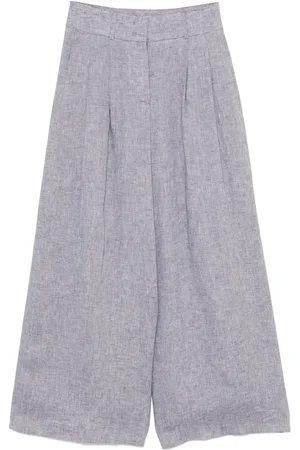 PESERICO SIGN Pleated palazzo trousers