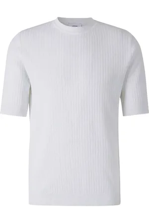 LARDINI Ribbed-knit T-shirt