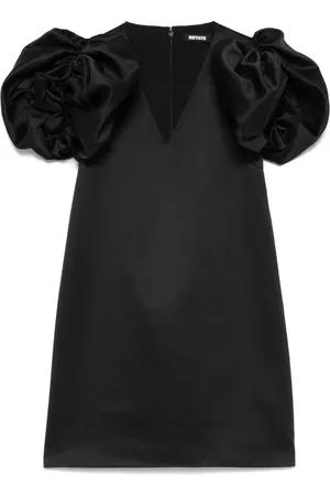 ROTATE A-line satin mini dress