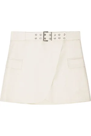 Ganni Belted mini skirt