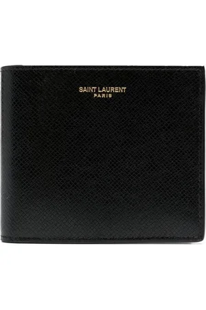 Saint Laurent East/West grained leather wallet