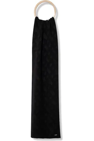 HUGO BOSS Logo-lettering scarf
