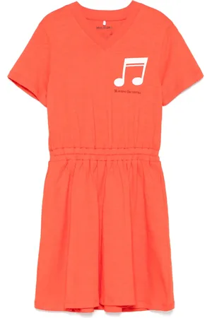 Mini Rodini Note-print dress