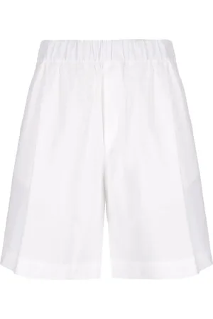 LANEUS Wide-leg cotton shorts