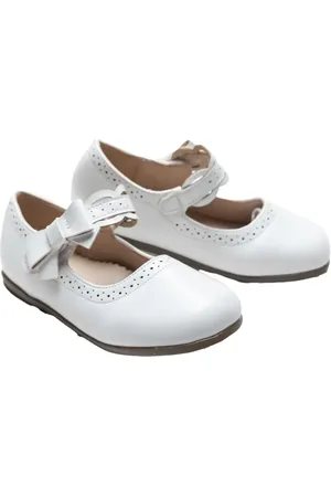 Tulleen Bow-detail ballerina shoes