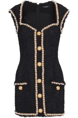 Balmain Pearl embellishment dress
