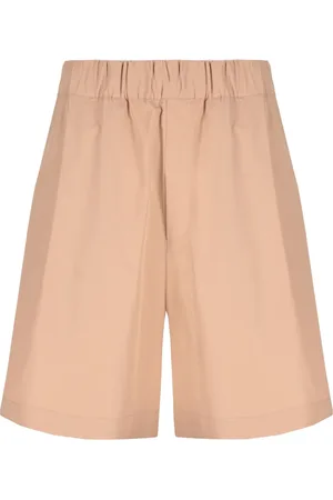 LANEUS Wide-leg cotton shorts