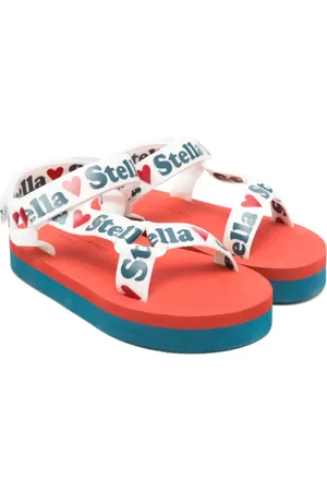Stella McCartney Logo-debossed strap sandals