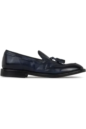 Green george Tassel-detail loafers