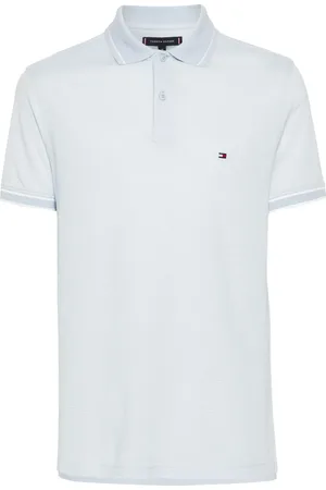 Tommy Hilfiger Logo-embroidered cotton polo shirt