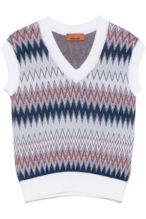 Missoni Zigzag-woven vest