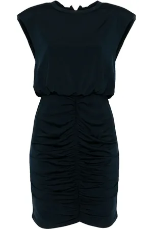 ROTATE Slinky ruched mini dress