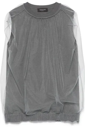 Fabiana Filippi Tulle-panel vest
