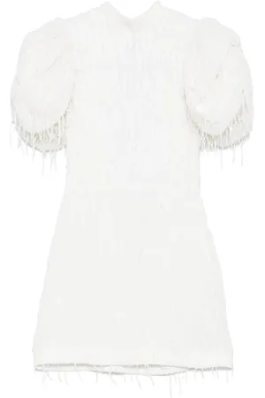 ROTATE Puff-sleeve mini dress