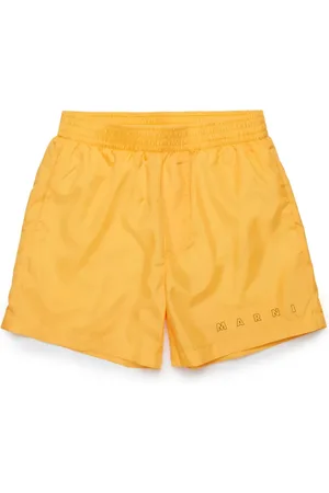 Marni Logo-print swim shorts