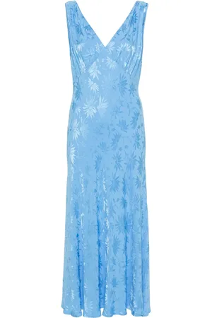 RIXO London Sandrine floral-jacquard maxi dress