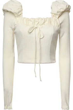 For Love And Lemons Aliyah knitted top