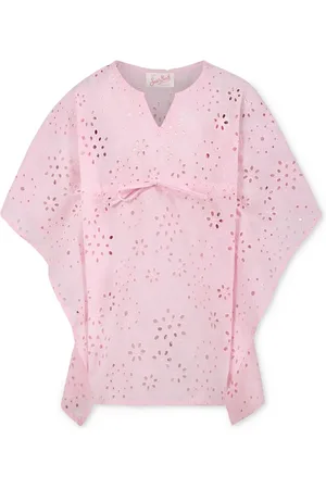 MC2 SAINT BARTH Floral-embroidered dress