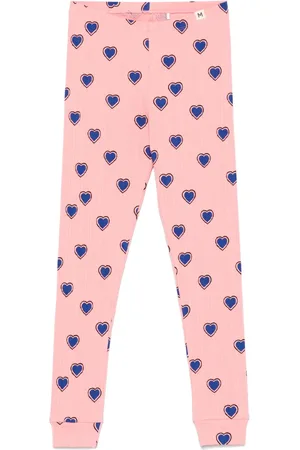 Mini Rodini Outlined-hearts leggings