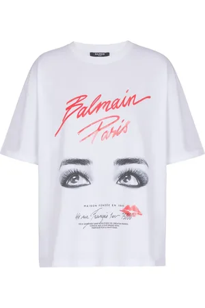 Balmain Eyes-print T-shirt