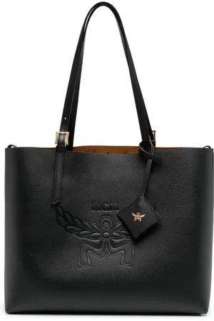 MCM Medium Himmel logo-embossed leather bag