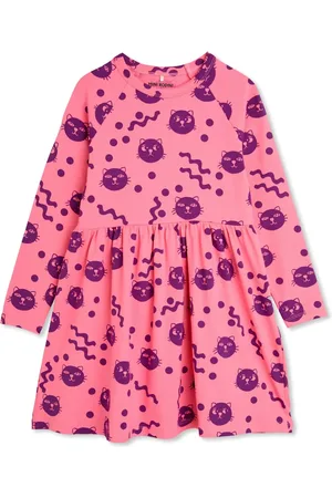 Mini Rodini Squiggly Cats dress