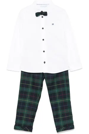 Abel & Lula Checkered shirt and trousers set