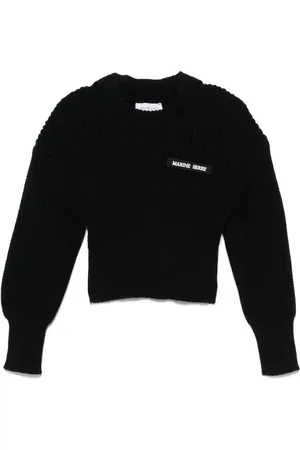 Marine Serre Half Cardigan knit sweater