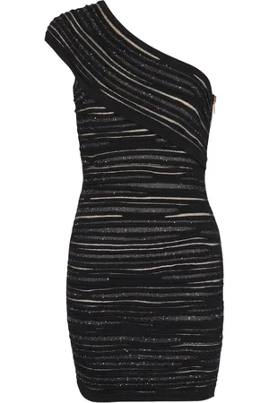 Balmain Glitter detailing dress