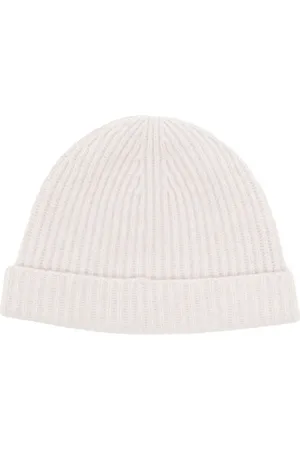 N.PEAL Cashmere ribbed beanie